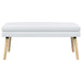 Dubbel Laagige Bank Wit 110 x 40 x 47 cm Stof