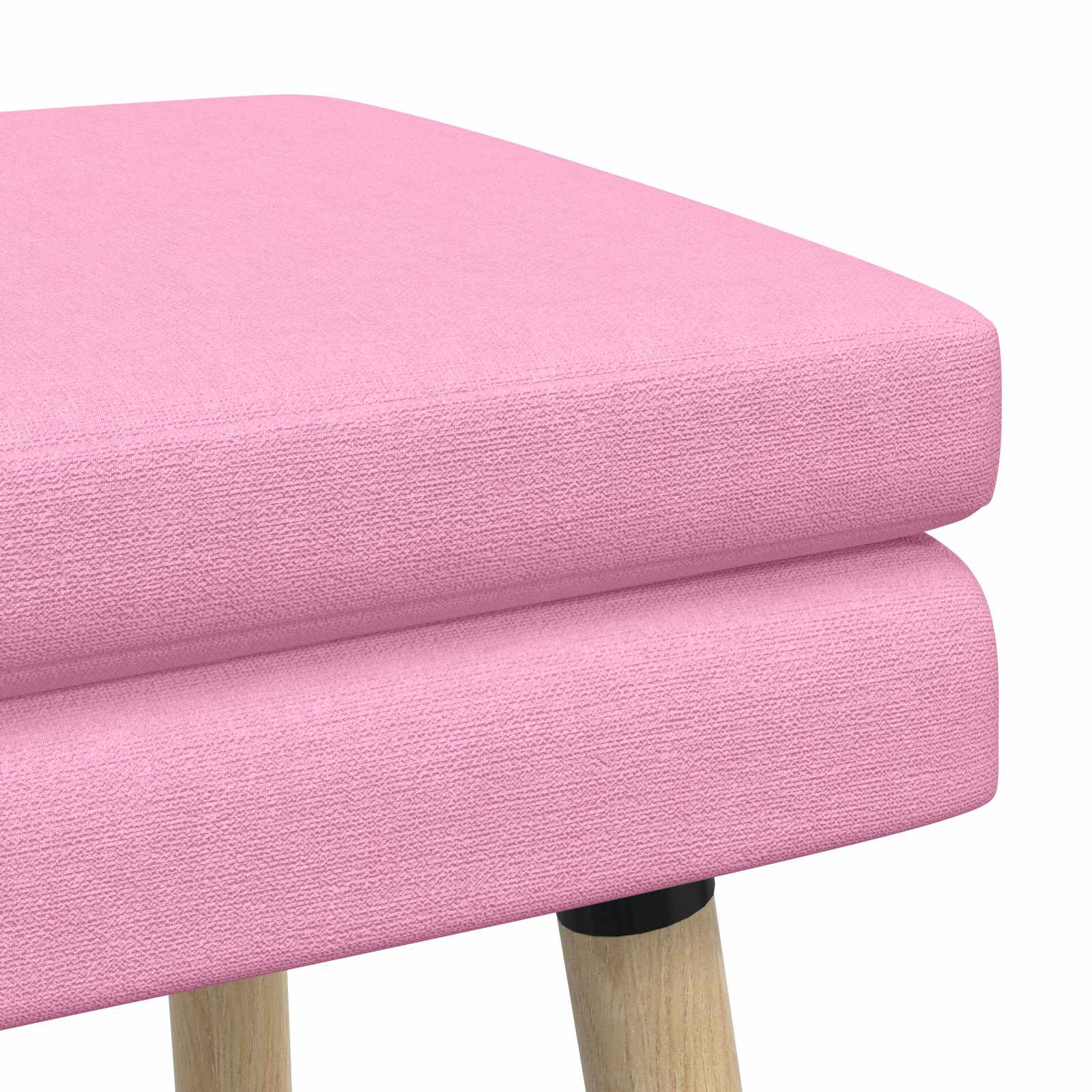 Dubbel Laagige Bank Roze 110 x 40 x 47 cm Stof