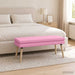 Dubbel Laagige Bank Roze 110 x 40 x 47 cm Stof