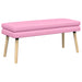 Dubbel Laagige Bank Roze 110 x 40 x 47 cm Stof