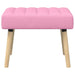 Kanaal-geplooide bank Roze 60 x 40 x 45 cm Stof