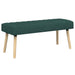 Kanaal-geplooide bank Donkergroen 110 x 40 x 46 cm Stof