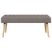Kanaal-geplooide bank Taupe 110 x 40 x 46 cm Stof