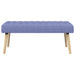 Kanaal-geplooide bank Jeans Blauw 110 x 40 x 46 cm Stof
