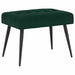 Bank met knoopverstelling Donkergroen 60 x 40 x 45 cm fluweel