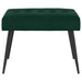 Bank met knoopverstelling Donkergroen 60 x 40 x 45 cm fluweel