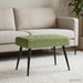 Bank met knoopverstelling Lichtgroen 60 x 40 x 45 cm fluweel