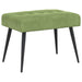 Bank met knoopverstelling Lichtgroen 60 x 40 x 45 cm fluweel