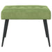 Bank met knoopverstelling Lichtgroen 60 x 40 x 45 cm fluweel