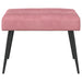 Bank met knoopverstelling Roze 60 x 40 x 45 cm fluweel