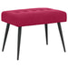Bank met knoopverstelling Wijnrood 60 x 40 x 45 cm fluweel