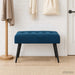 Bank met knoopverstelling Blauw 60 x 40 x 45 cm fluweel