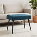 Bank met knoopverstelling Blauw 60 x 40 x 45 cm fluweel