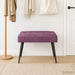 Bank met knoopverstelling Paars 60 x 40 x 45 cm fluweel