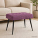 Bank met knoopverstelling Paars 60 x 40 x 45 cm fluweel