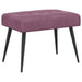 Bank met knoopverstelling Paars 60 x 40 x 45 cm fluweel