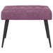 Bank met knoopverstelling Paars 60 x 40 x 45 cm fluweel