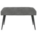 Bank met knoopverstelling Donkergrijs 80 x 40 x 46 cm fluweel
