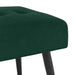 Bank met knoopverstelling Donkergroen 80 x 40 x 46 cm fluweel
