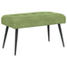Bank met knoopverstelling Lichtgroen 80 x 40 x 46 cm fluweel