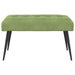 Bank met knoopverstelling Lichtgroen 80 x 40 x 46 cm fluweel