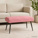 Bank met knoopverstelling Roze 80 x 40 x 46 cm fluweel