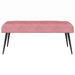 Bank met knoopverstelling Roze 80 x 40 x 46 cm fluweel