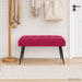 Bank met knoopverstelling Wijnrood 80 x 40 x 46 cm fluweel