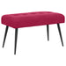 Bank met knoopverstelling Wijnrood 80 x 40 x 46 cm fluweel