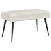 Bank met knoopverstelling Crèmekleurig 80 x 40 x 46 cm fluweel
