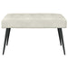 Bank met knoopverstelling Crèmekleurig 80 x 40 x 46 cm fluweel