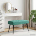 Bank met knoopverstelling Turquoise 80 x 40 x 46 cm fluweel