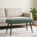Bank met knoopverstelling Zeegroen 80 x 40 x 46 cm fluweel