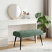 Bank met knoopverstelling Zeegroen 80 x 40 x 46 cm fluweel