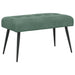 Bank met knoopverstelling Zeegroen 80 x 40 x 46 cm fluweel