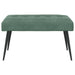 Bank met knoopverstelling Zeegroen 80 x 40 x 46 cm fluweel