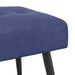 Bank met knoopverstelling Politieblauw 80 x 40 x 46 cm fluweel