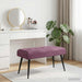 Bank met knoopverstelling Paars 80 x 40 x 46 cm fluweel