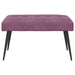 Bank met knoopverstelling Paars 80 x 40 x 46 cm fluweel