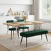 Bank met knoopverstelling Donkergroen 110 x 40 x 46 cm fluweel
