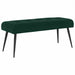 Bank met knoopverstelling Donkergroen 110 x 40 x 46 cm fluweel