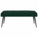 Bank met knoopverstelling Donkergroen 110 x 40 x 46 cm fluweel
