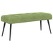 Bank met knoopverstelling Lichtgroen 110 x 40 x 46 cm fluweel