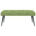 Bank met knoopverstelling Lichtgroen 110 x 40 x 46 cm fluweel