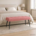 Bank met knoopverstelling Roze 110 x 40 x 46 cm fluweel