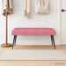 Bank met knoopverstelling Roze 110 x 40 x 46 cm fluweel