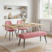 Bank met knoopverstelling Roze 110 x 40 x 46 cm fluweel