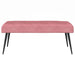 Bank met knoopverstelling Roze 110 x 40 x 46 cm fluweel