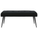 Bank met knoopverstelling Zwart 110 x 40 x 46 cm fluweel