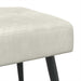 Bank met knoopverstelling Crèmekleurig 110 x 40 x 46 cm fluweel